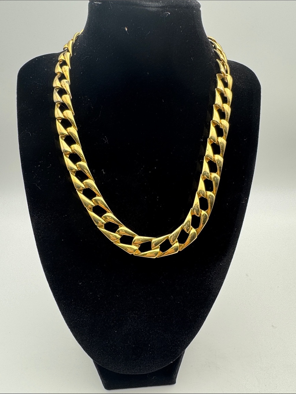 Gold-Tone Cuban Link Necklace - Women Jewelry